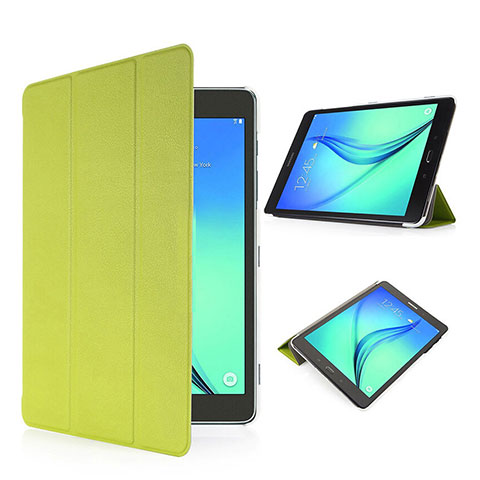 Housse Portefeuille Livre Cuir pour Samsung Galaxy Tab S2 8.0 SM-T710 SM-T715 Vert