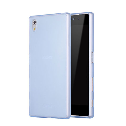 Housse Silicone Souple Mat pour Sony Xperia Z5 Bleu