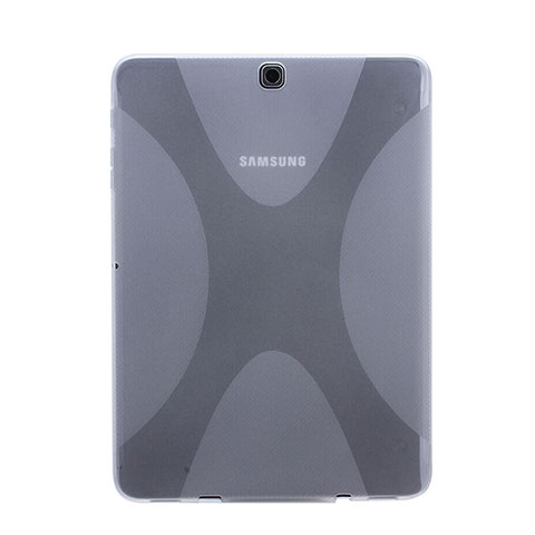 Housse Silicone Souple Transparente Vague X-Line pour Samsung Galaxy Tab S2 8.0 SM-T710 SM-T715 Clair