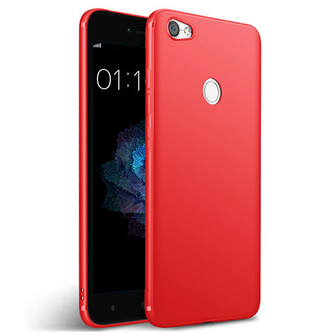 Housse Silicone TPU Souple Couleur Unie pour Xiaomi Redmi Note 5A High Edition Rouge