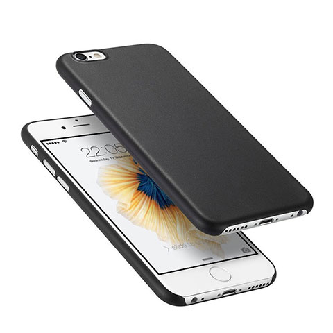 Housse Ultra Fine Plastique Rigide Mat G02 pour Apple iPhone 6S Noir