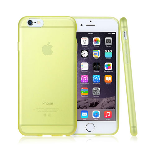 Housse Ultra Fine Silicone Souple Transparente pour Apple iPhone 6 Vert