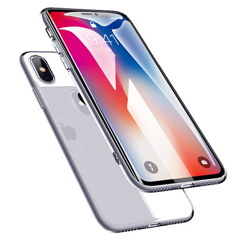 Housse Ultra Fine TPU Souple Transparente C02 pour Apple iPhone X Clair