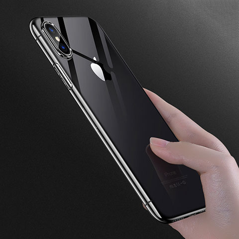 Housse Ultra Fine TPU Souple Transparente C09 pour Apple iPhone X Clair