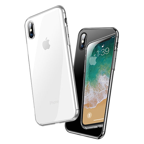 Housse Ultra Fine TPU Souple Transparente C18 pour Apple iPhone X Clair