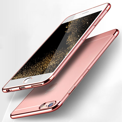 Housse Ultra Fine TPU Souple Transparente H09 pour Apple iPhone 6 Plus Rose