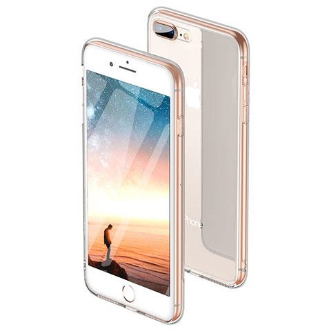 Housse Ultra Fine TPU Souple Transparente H18 pour Apple iPhone 8 Plus Clair