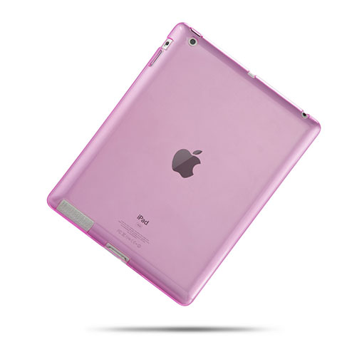 Housse Ultra Fine TPU Souple Transparente pour Apple iPad 3 Rose