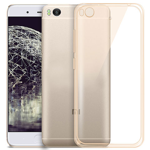 Housse Ultra Fine TPU Souple Transparente pour Xiaomi Mi 5S 4G Or