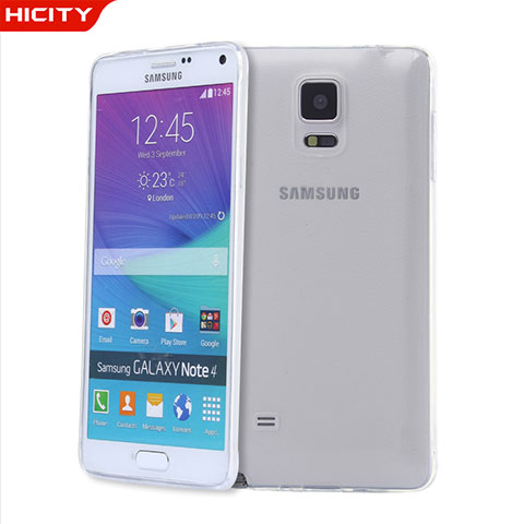 Housse Ultra Fine TPU Souple Transparente T03 pour Samsung Galaxy Note 4 Duos N9100 Dual SIM Clair