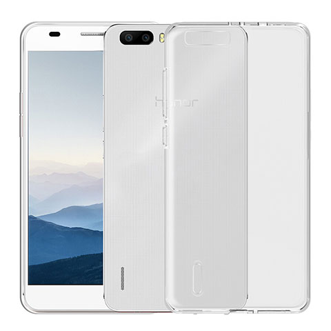 Housse Ultra Fine TPU Souple Transparente T04 pour Huawei Honor 6 Plus Clair