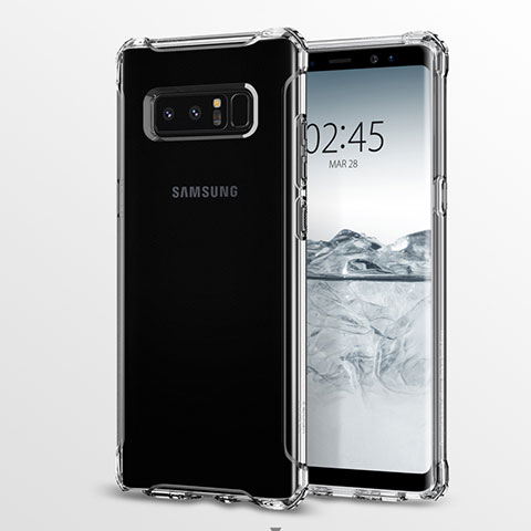 Housse Ultra Fine TPU Souple Transparente T04 pour Samsung Galaxy Note 8 Duos N950F Clair