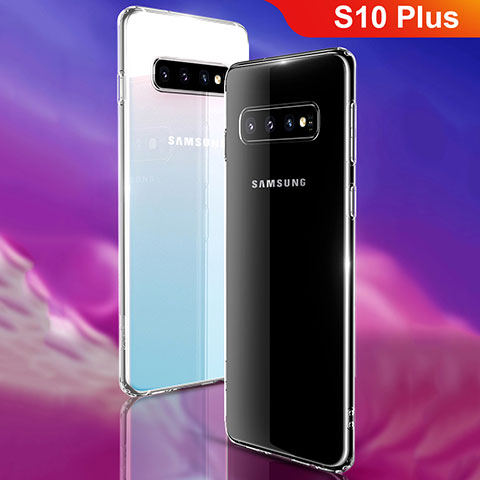 Housse Ultra Fine TPU Souple Transparente T04 pour Samsung Galaxy S10 Plus Clair