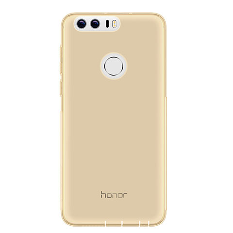 Housse Ultra Fine TPU Souple Transparente T05 pour Huawei Honor 8 Gris