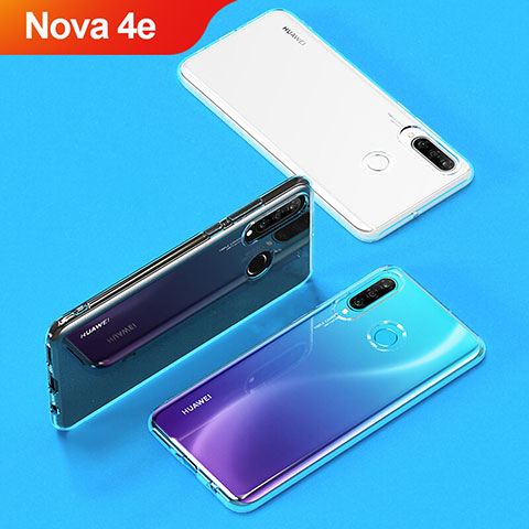 Housse Ultra Fine TPU Souple Transparente T05 pour Huawei Nova 4e Clair