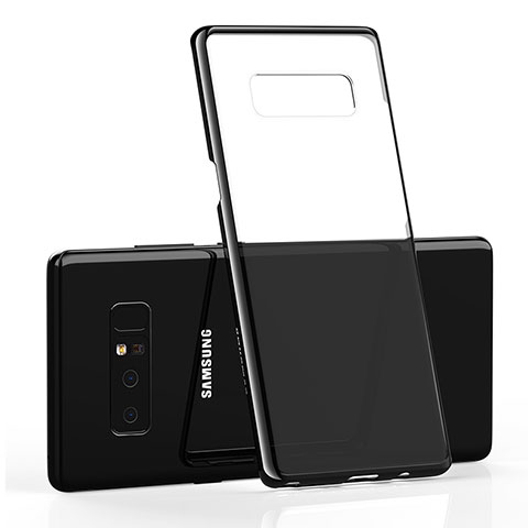 Housse Ultra Fine TPU Souple Transparente T05 pour Samsung Galaxy Note 8 Noir