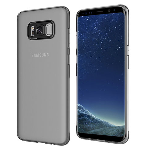 Housse Ultra Fine TPU Souple Transparente T15 pour Samsung Galaxy S8 Plus Noir