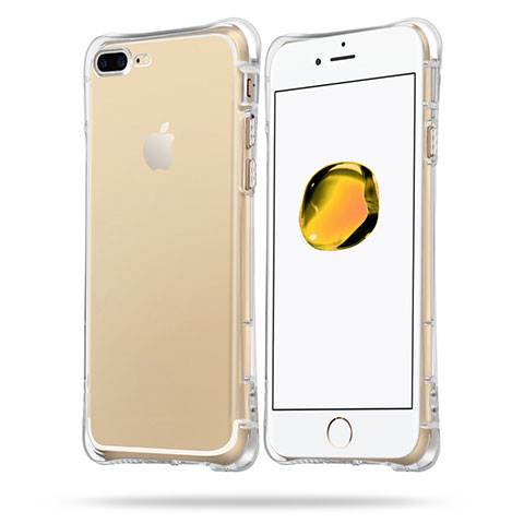 Housse Ultra Fine TPU Souple Transparente Z06 pour Apple iPhone 7 Plus Clair