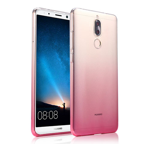 Housse Ultra Fine Transparente Souple Degrade pour Huawei Nova 2i Rose