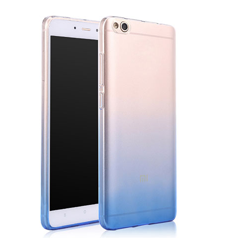 Housse Ultra Fine Transparente Souple Degrade pour Xiaomi Mi 5C Bleu