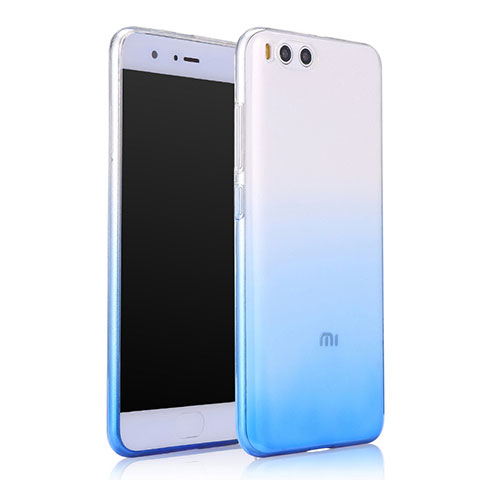 Housse Ultra Fine Transparente Souple Degrade pour Xiaomi Mi 6 Bleu