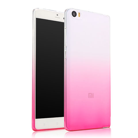 Housse Ultra Fine Transparente Souple Degrade pour Xiaomi Mi Note Rose