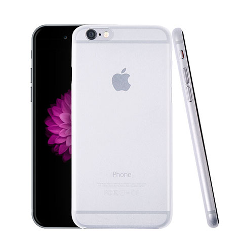 Housse Ultra Slim Mat Rigide Transparente pour Apple iPhone 6 Blanc