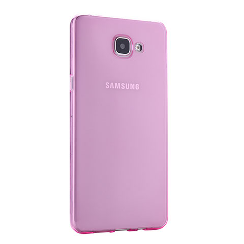 Housse Ultra Slim Silicone Souple Transparente pour Samsung Galaxy A9 (2016) A9000 Rose