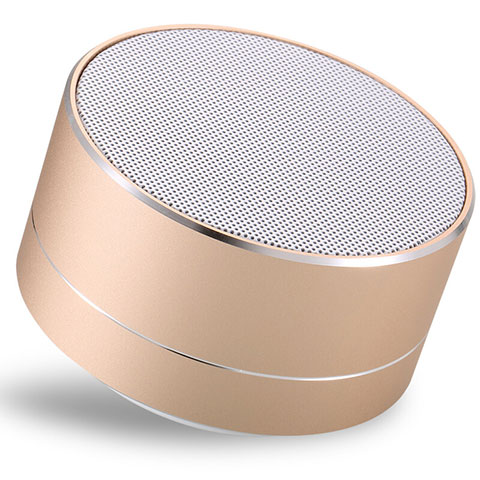 Mini Haut Parleur Enceinte Portable Sans Fil Bluetooth Haut-Parleur S24 Or