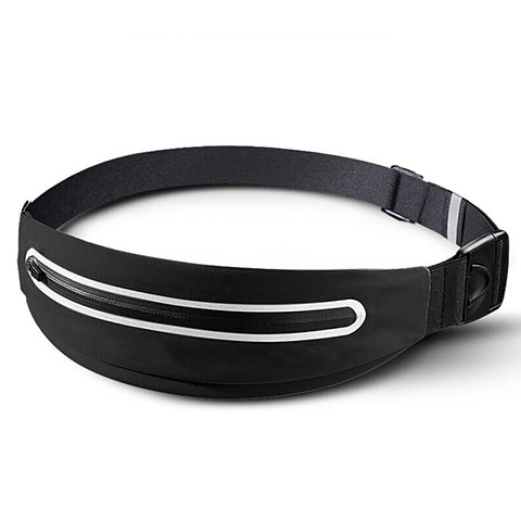 Sacs Banane Ceinture de Course Reglable Etanche Universel L02 Noir