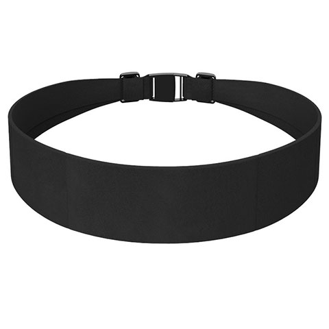 Sacs Banane Ceinture de Course Reglable Etanche Universel L03 Noir