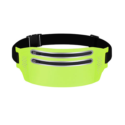 Sacs Banane Ceinture de Course Reglable Etanche Universel L07 Vert