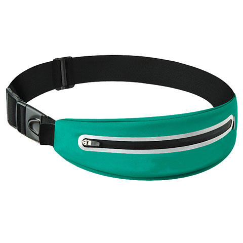 Sacs Banane Ceinture de Course Reglable Etanche Universel L11 Vert