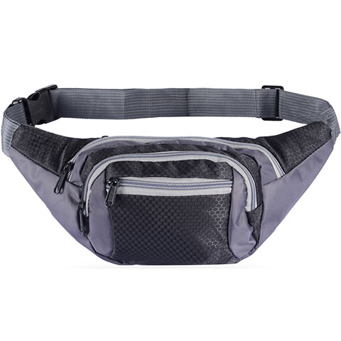 Sacs Banane Ceinture de Course Reglable Etanche Universel S11 Noir