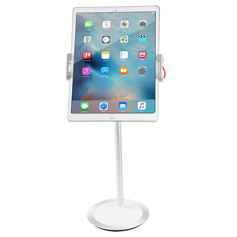 Support de Bureau Support Tablette Flexible Universel Pliable Rotatif 360 K27 pour Apple iPad Air Blanc