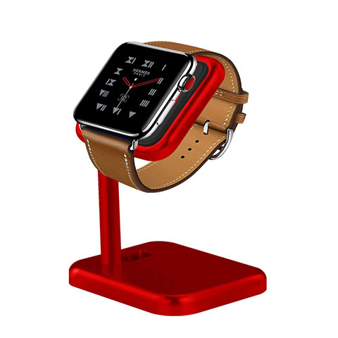 Support de Station de Charge Pied Support Crochet pour Apple iWatch 4 40mm Rouge