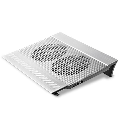 Support Ordinateur Portable Ventilateur de Refroidissement Radiateur Universel 9 Pouces a 16 Pouces M05 pour Apple MacBook Air 13 pouces (2020) Argent