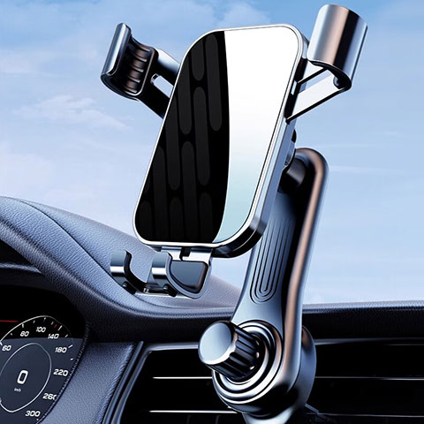 Support Telephone Voiture Support Clip Tableau de Bord Universel JD4 Noir