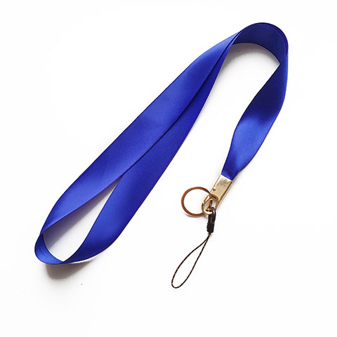 Tour de Cou Laniere Attache Strap Universel N10 Bleu