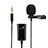 3.5mm Mini Microphone de Poche Elegant Karaoke Haut-Parleur K01 Noir