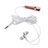 3.5mm Mini Microphone de Poche Elegant Karaoke Haut-Parleur M01 Or Petit