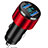 4.8A Adaptateur de Voiture Chargeur Rapide Double USB Port Universel K10 Rouge