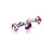 Bouchon Anti-poussiere Jack 3.5mm Android Apple Universel D01 Violet