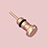 Bouchon Anti-poussiere Jack 3.5mm Android Apple Universel D04 Or Rose