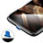 Bouchon Anti-poussiere Lightning USB Jack H02 pour Apple iPhone Xs Max Bleu