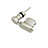 Bouchon Anti-poussiere Lightning USB Jack J01 pour Apple iPhone 12 Argent