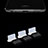 Bouchon Anti-poussiere USB-C Jack Type-C Universel 10PCS H01 pour Apple iPad Pro 12.9 (2022) Petit