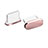 Bouchon Anti-poussiere USB-C Jack Type-C Universel H06 pour Apple iPad Air 5 10.9 (2022) Or Rose