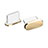 Bouchon Anti-poussiere USB-C Jack Type-C Universel H06 pour Apple iPhone 15 Or