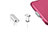 Bouchon Anti-poussiere USB-C Jack Type-C Universel H12 pour Apple iPhone 15 Plus Petit
